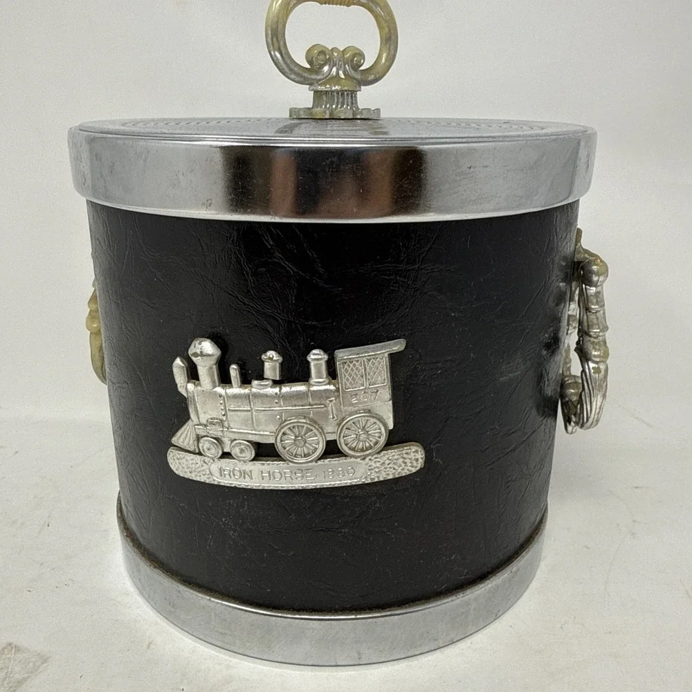 The Iron Horse Ice Bucket Abilene Texas 1960's Starlite Inn Motor Hotel Train